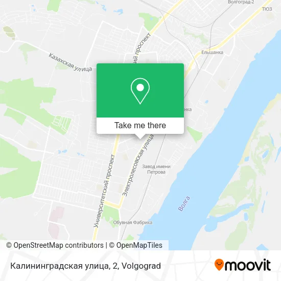 Калининградская улица, 2 map