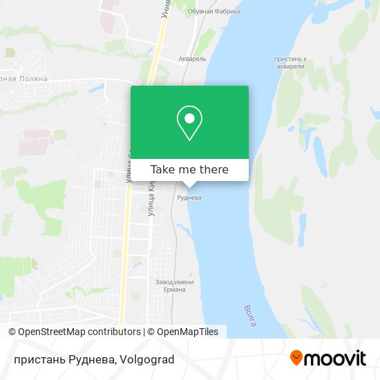 пристань Руднева map