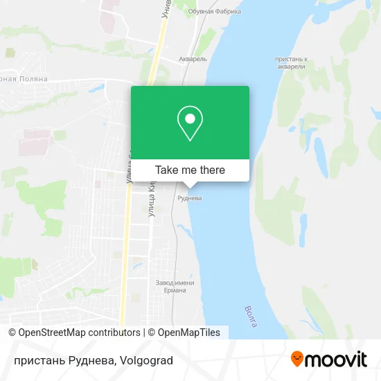 пристань Руднева map