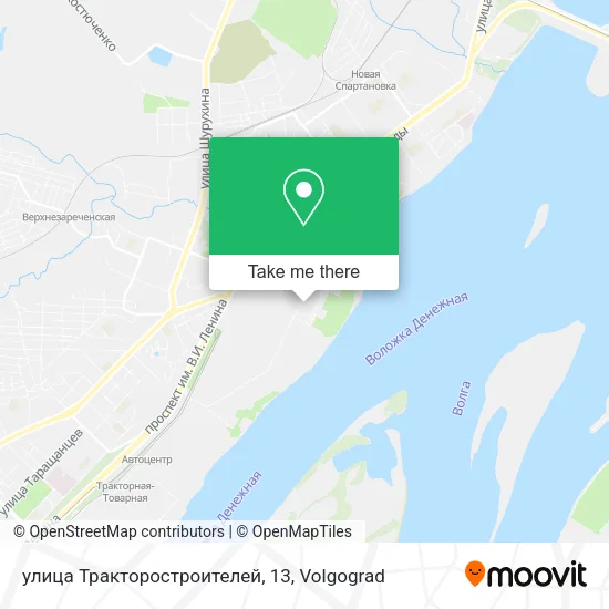 улица Тракторостроителей, 13 map
