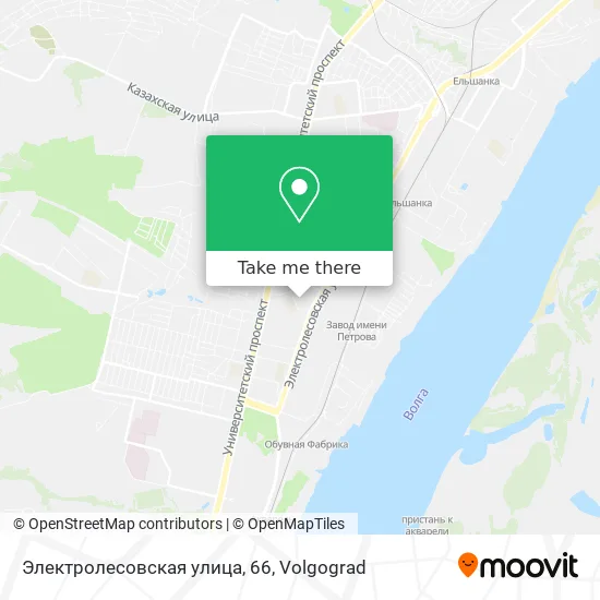 Электролесовская улица, 66 map