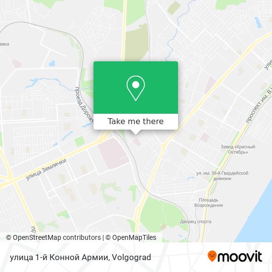 улица 1-й Конной Армии map