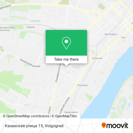 Казахская улица 15 map