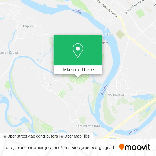 садовое товарищество Лесные дачи map