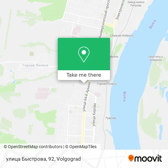 улица Быстрова, 92 map