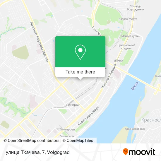 улица Ткачева, 7 map