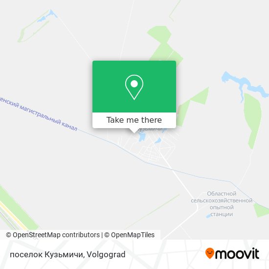 поселок Кузьмичи map