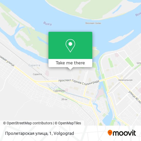 Пролетарская улица, 1 map