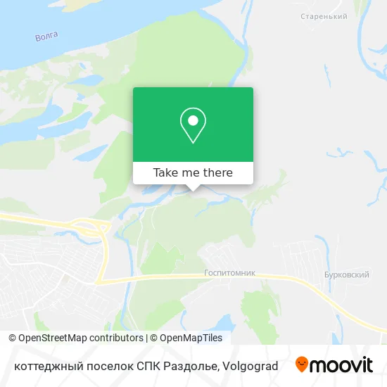 коттеджный поселок СПК Раздолье map