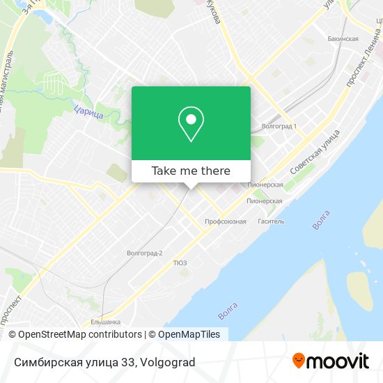 Симбирская улица 33 map