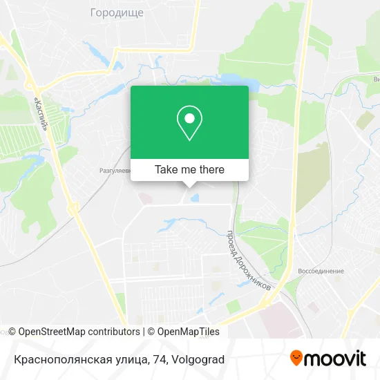 Краснополянская улица, 74 map