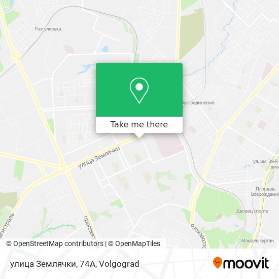 улица Землячки, 74А map