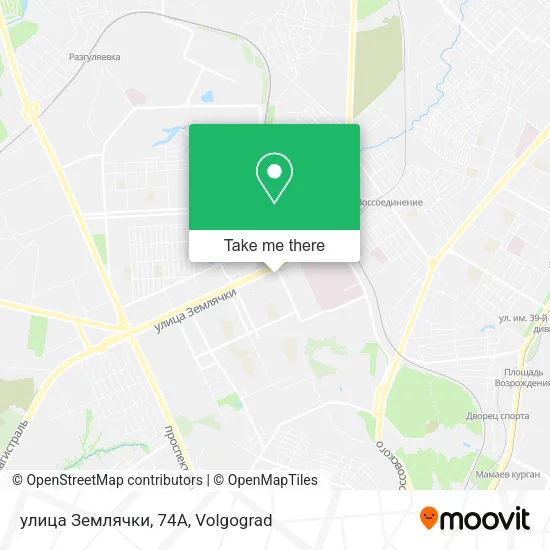 улица Землячки, 74А map