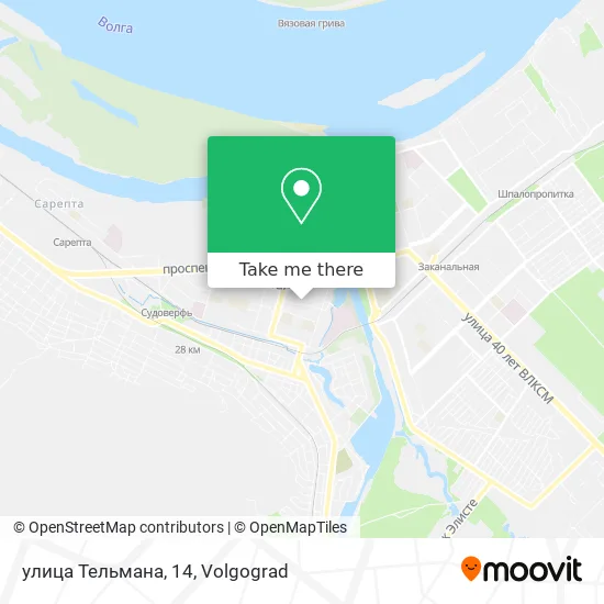 улица Тельмана, 14 map