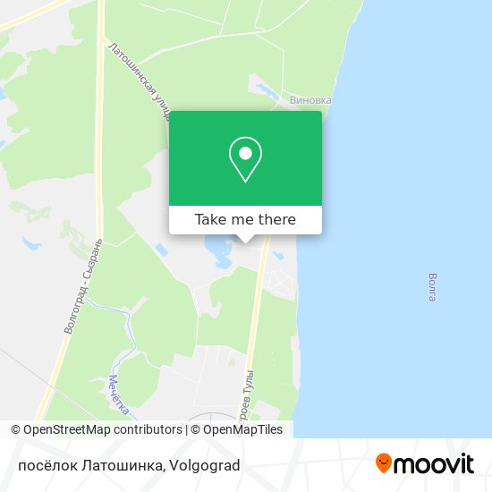 посёлок Латошинка map