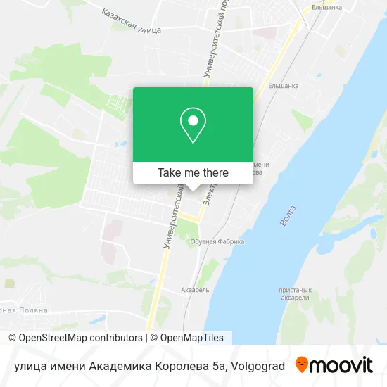 улица имени Академика Королева 5а map