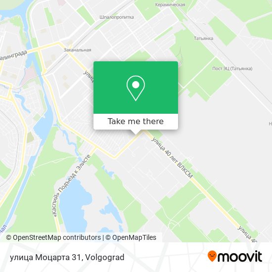 улица Моцарта 31 map