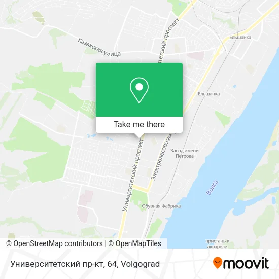 Университетский пр-кт, 64 map