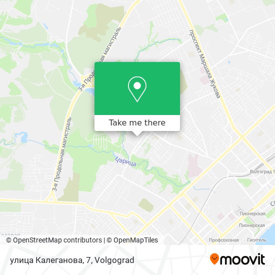 улица Калеганова, 7 map