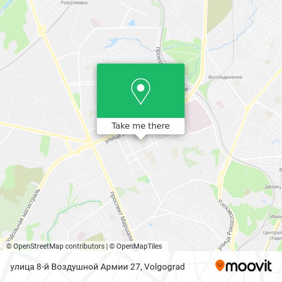 улица 8-й Воздушной Армии 27 map