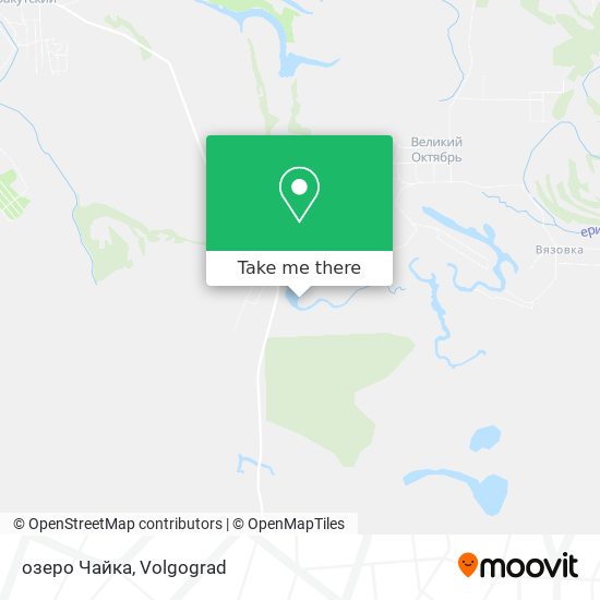 озеро Чайка map