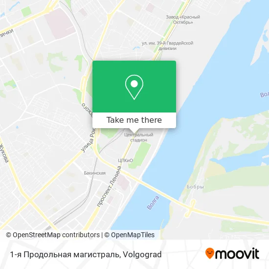 1-я Продольная магистраль map