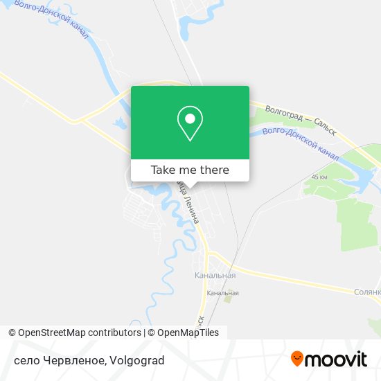 село Червленое map