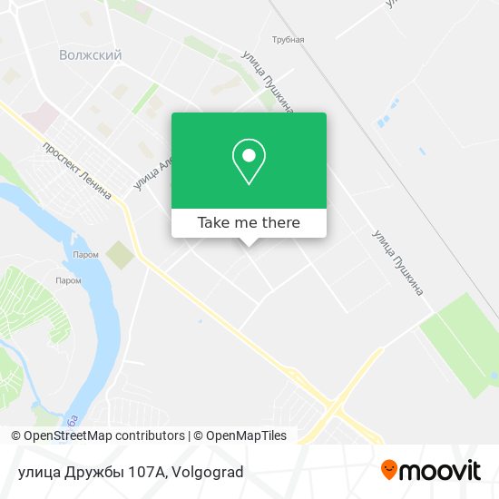 улица Дружбы 107А map