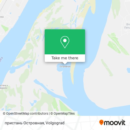 пристань Островная map