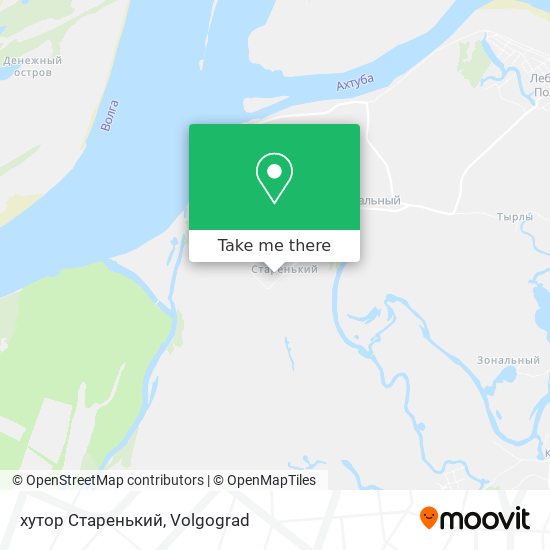 хутор Старенький map