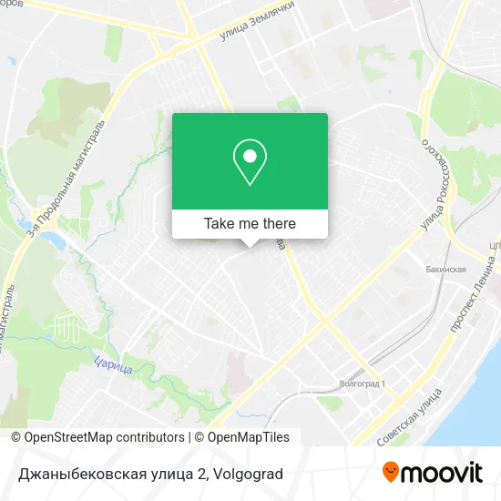 Джаныбековская улица 2 map