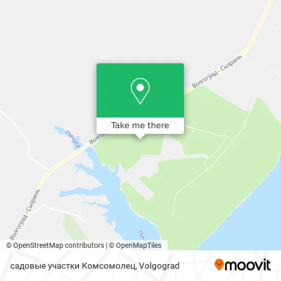 садовые участки Комсомолец map