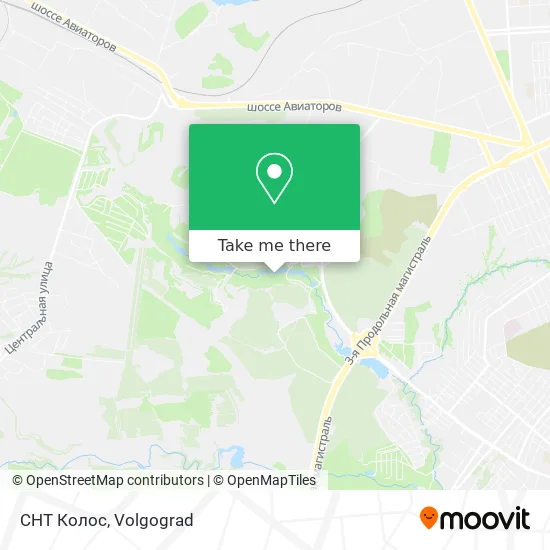 СНТ Колос map