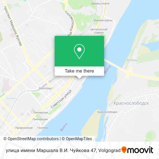 улица имени Маршала В.И. Чуйкова 47 map