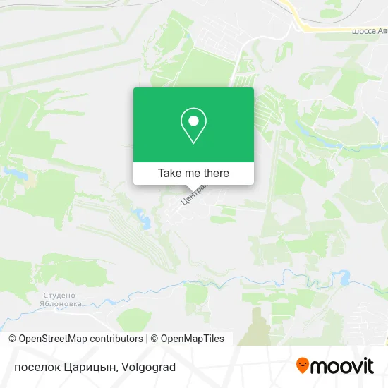 поселок Царицын map