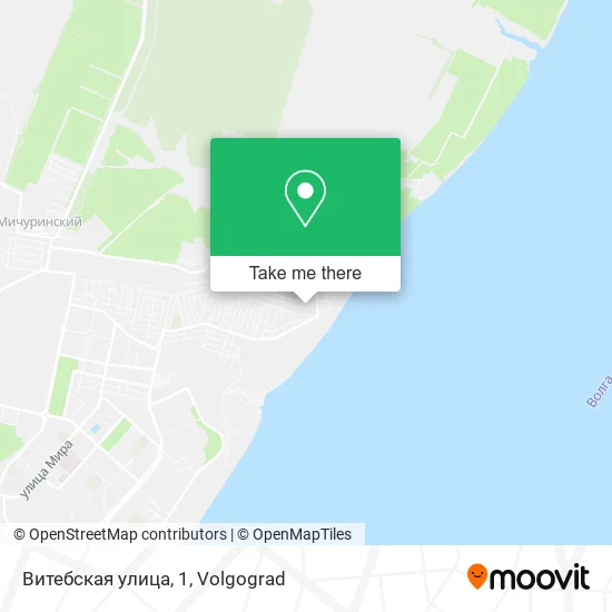 Витебская улица, 1 map