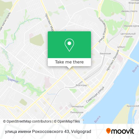 улица имени Рокоссовского 43 map