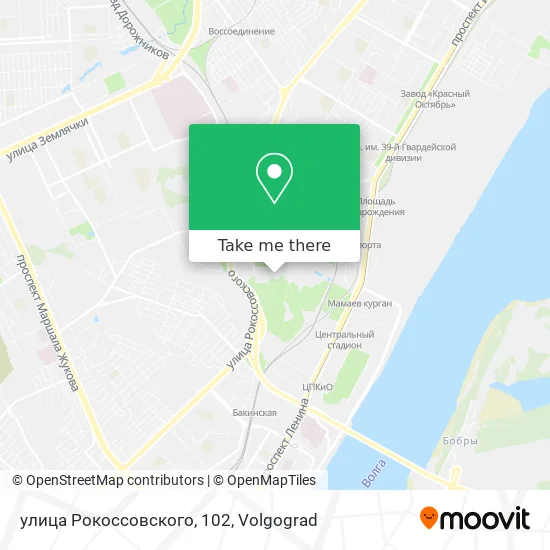 улица Рокоссовского, 102 map