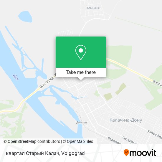 квартал Старый Калач map