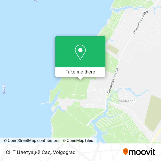 СНТ Цветущий Сад map