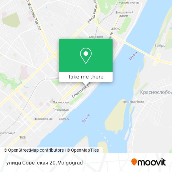 улица Советская 20 map