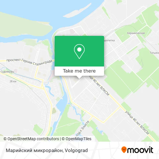 Марийский микрорайон map