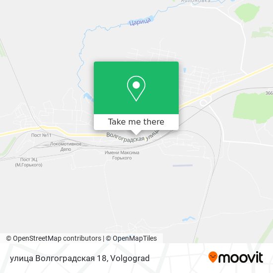 улица Волгоградская 18 map