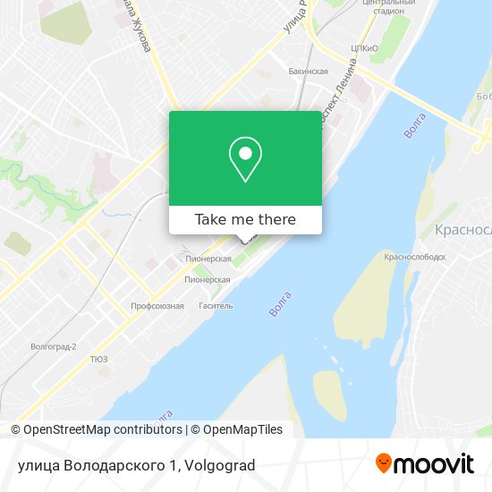 улица Володарского 1 map