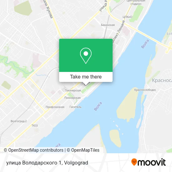 улица Володарского 1 map