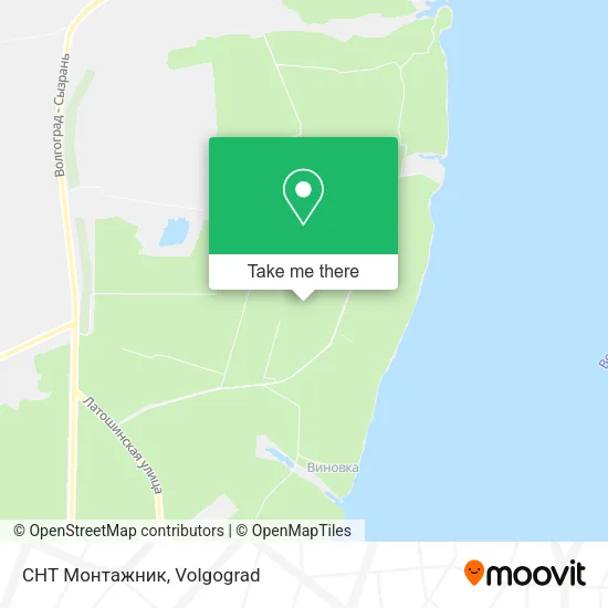 СНТ Монтажник map