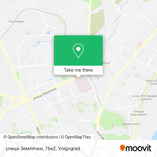 улица Землячки, 76к2 map