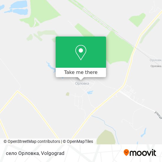 село Орловка map