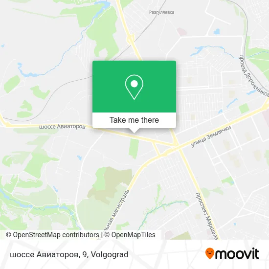 шоссе Авиаторов, 9 map