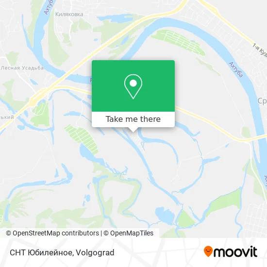 СНТ Юбилейное map